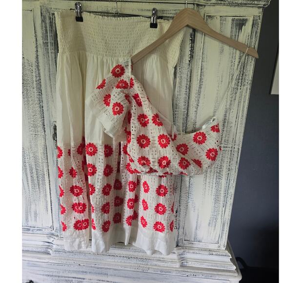 NWT Anthropologie Floral Two-Piece Skirt Top Set - Large - Picture 5 of 5